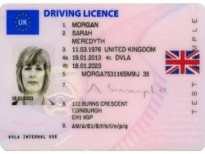 UK driving Licence
